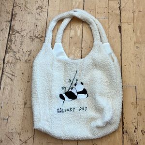 Lucky Day Panda/Fluffy Tote Bag